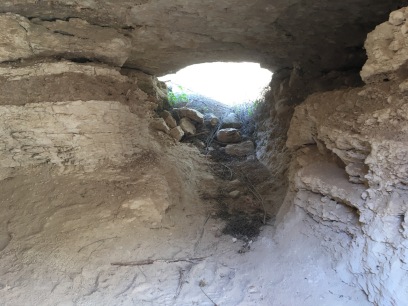Cave complex at the Shepherd's Field. (Photo © 2019 by V. Nesdoly)